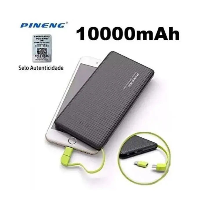 b- Pineng 10,000mAh Portable Power Bank Charger