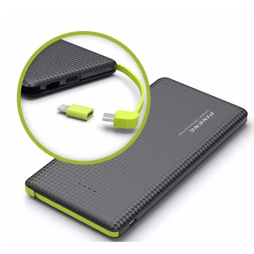 b- Pineng 10,000mAh Portable Power Bank Charger