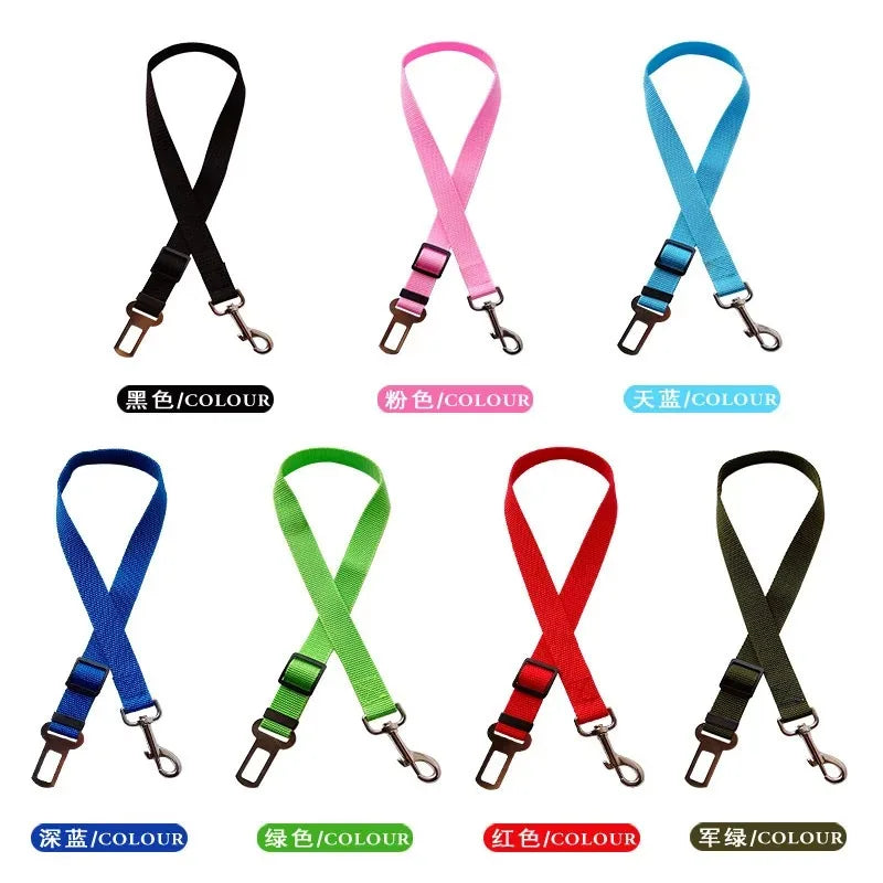 pet- Adjustable Pet Car Seat Belt & Safety Harness