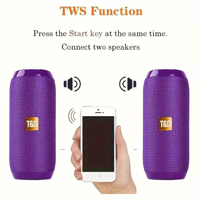 c- TG117 Portable Bluetooth Speaker with FM & USB