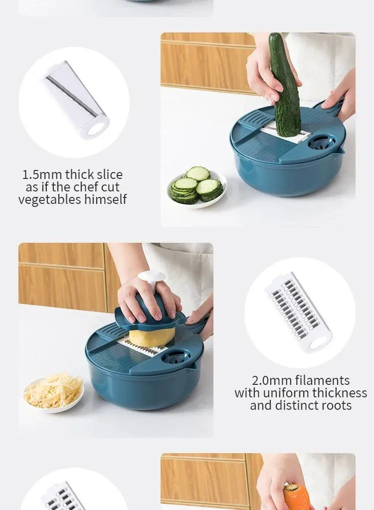 Multifunctional Kitchen Salad Utensils