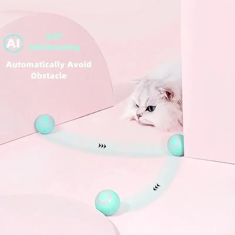 pet- Smart Cat Rolling Ball Toys