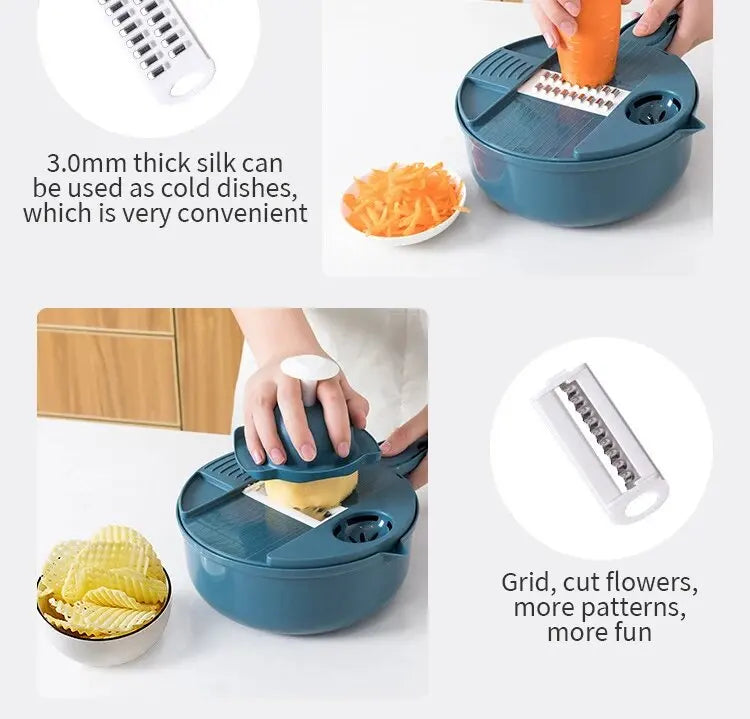 Multifunctional Kitchen Salad Utensils