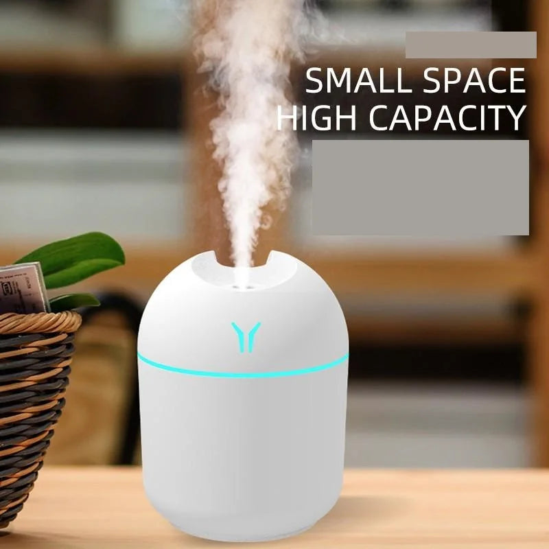 Mini Air Humidifier & Essential Oil Diffuser -250ML USB