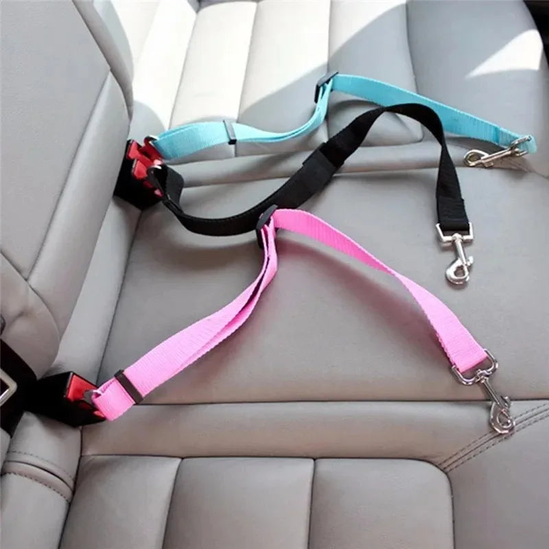 pet- Adjustable Pet Car Seat Belt & Safety Harness