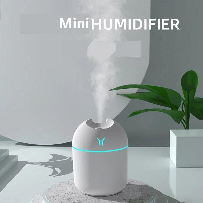 Mini Air Humidifier & Essential Oil Diffuser -250ML USB